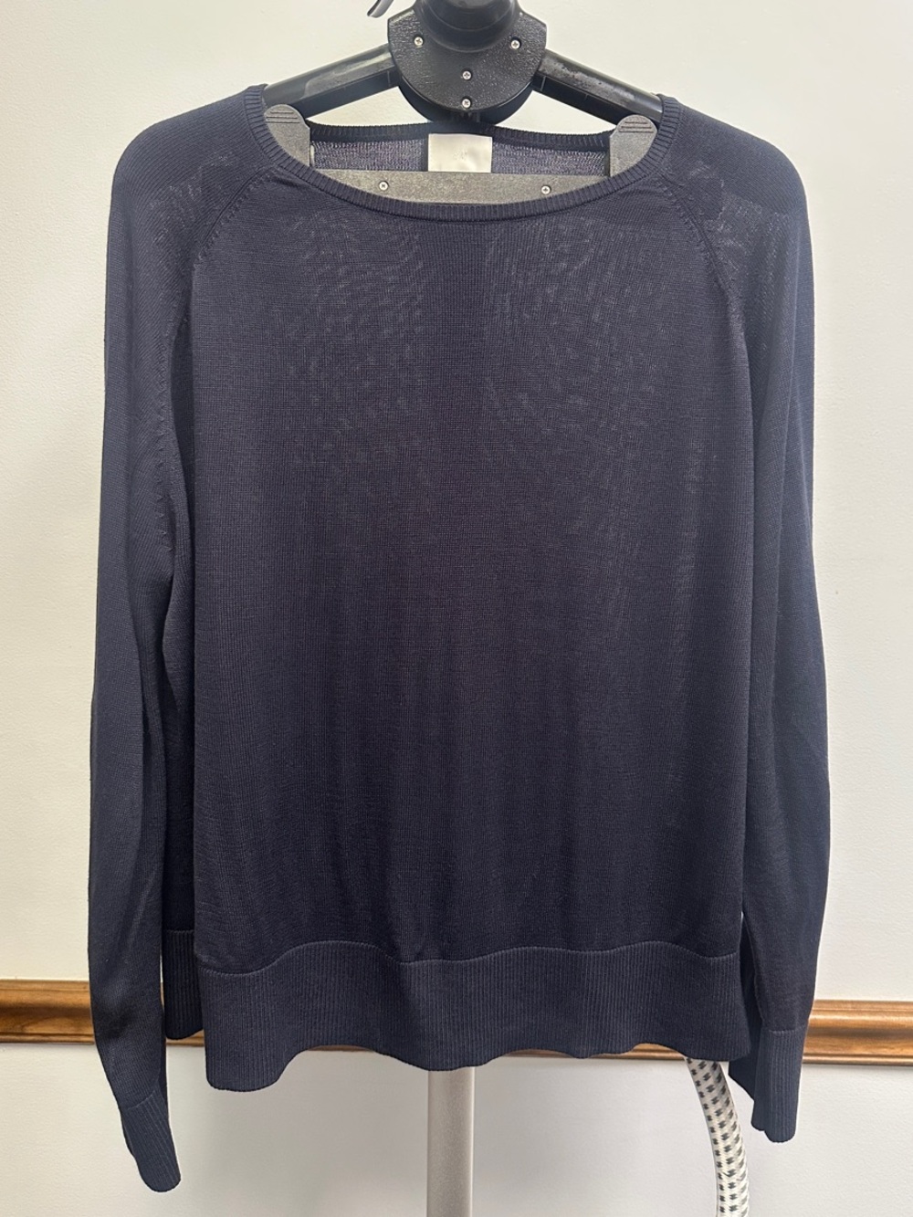 H&M Classic Navy Lightweight Crewneck Sweater